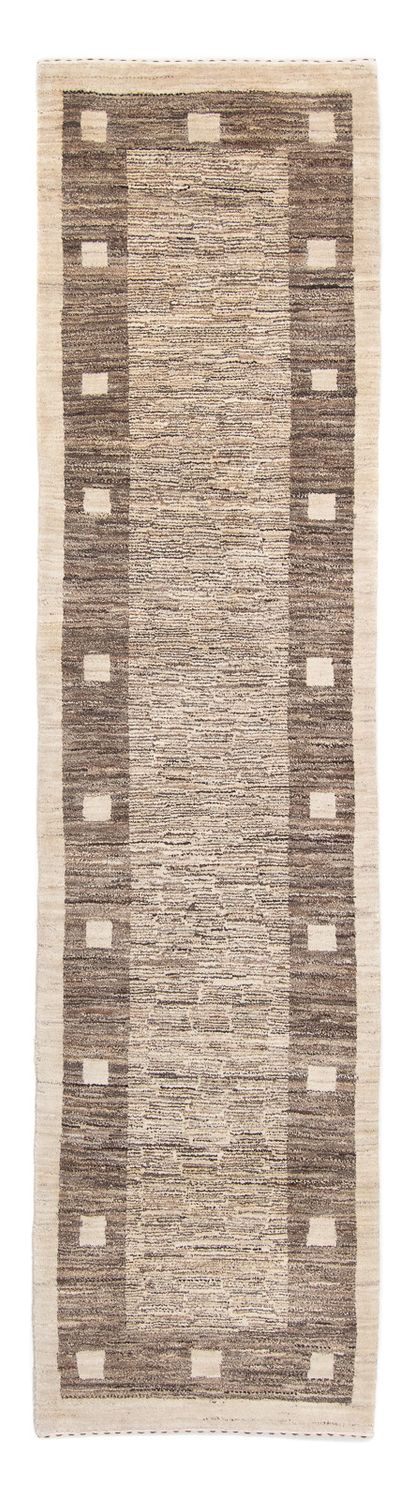 Loper Gabbeh tapijt - Perzisch - 300 x 74 cm - beige