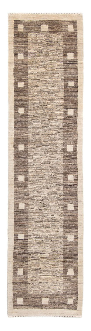 Loper Gabbeh tapijt - Perzisch - 300 x 74 cm - beige