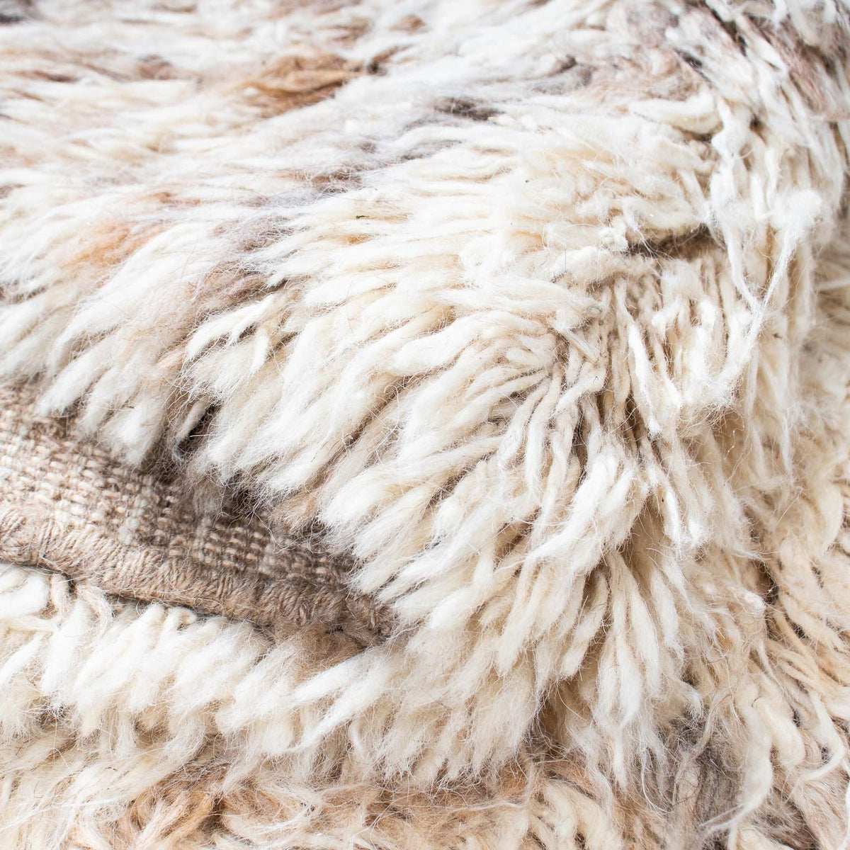 Hoogpolig tapijt - 252 x 172 cm - beige