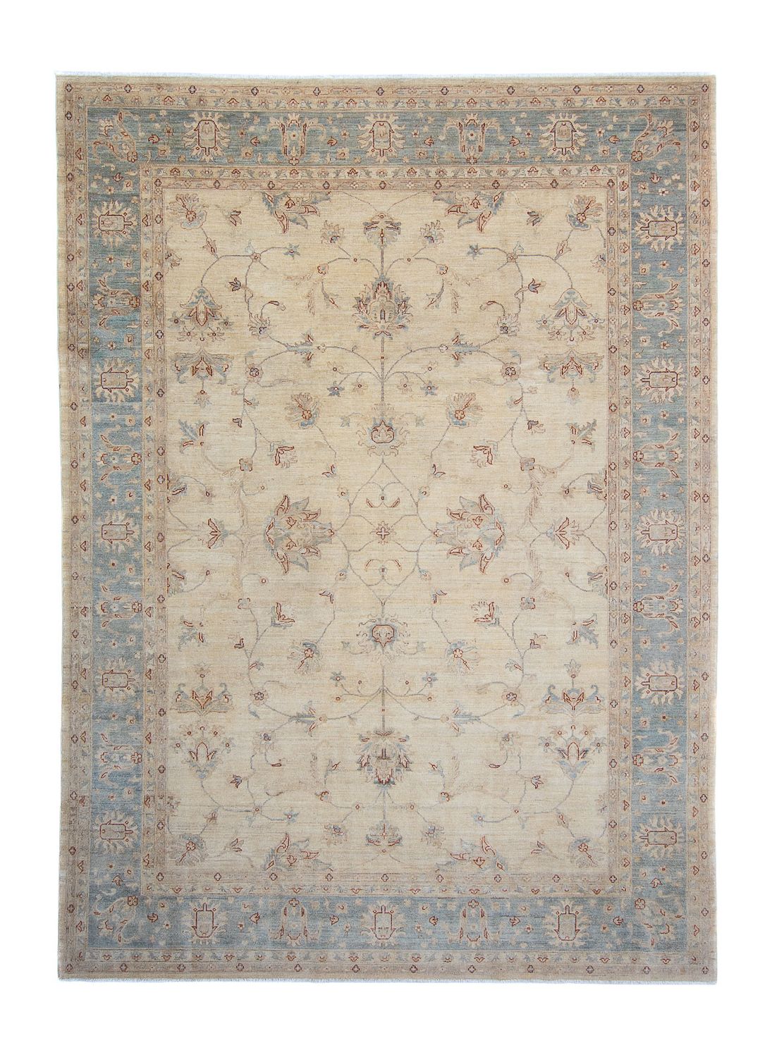 Ziegler tapijt - 347 x 250 cm - licht beige