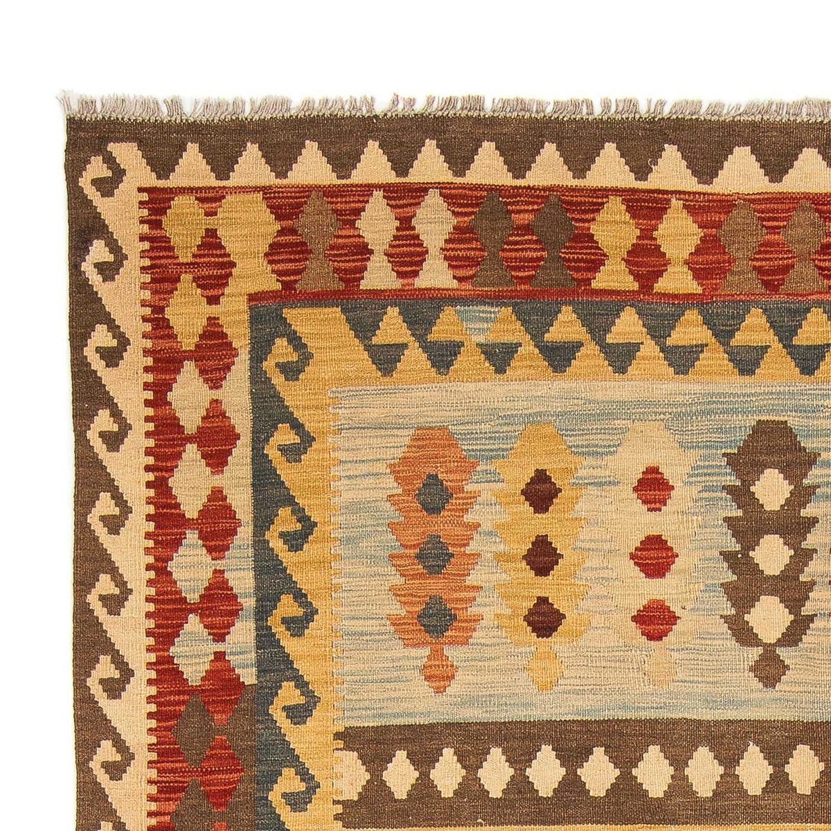 Kelim tapijt - Splash - 299 x 201 cm - veelkleurig