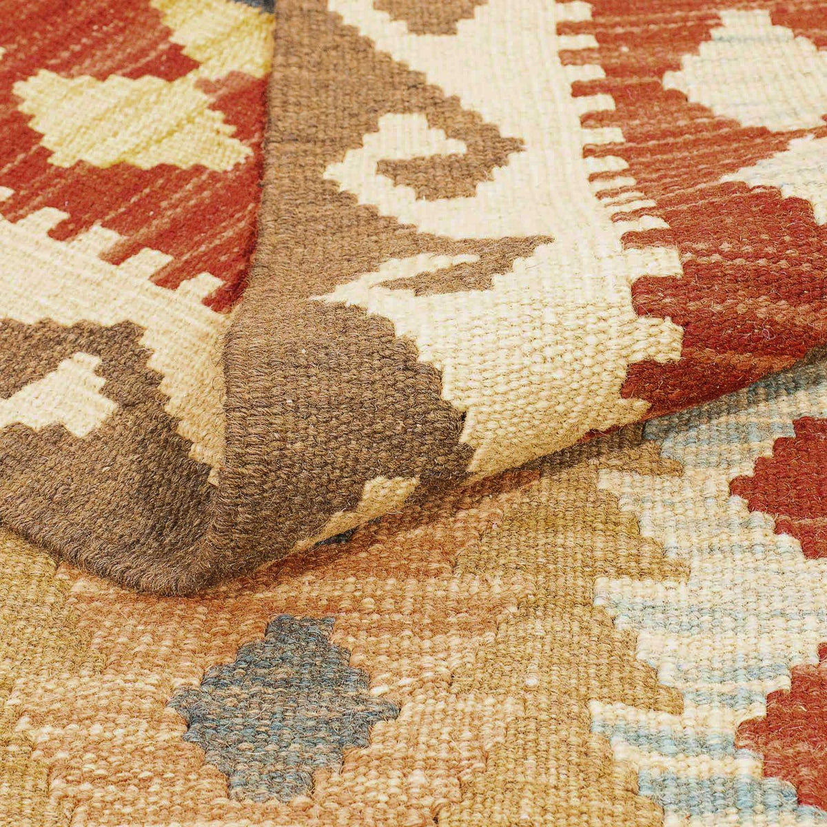 Kelim tapijt - Splash - 299 x 201 cm - veelkleurig