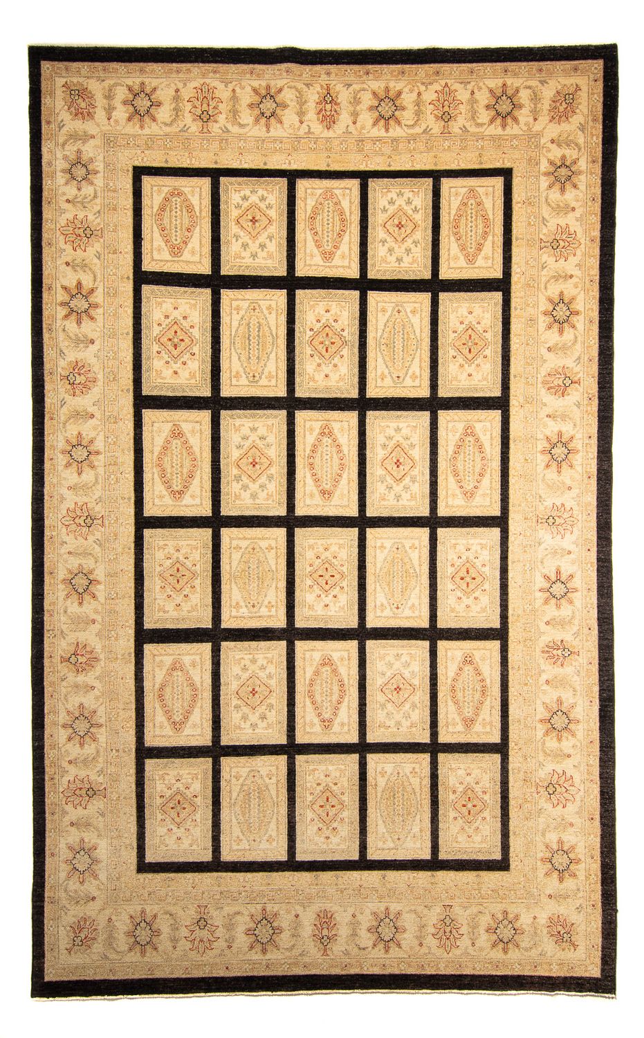 Ziegler Tapijt - Bakhtiari - 377 x 239 cm - licht beige