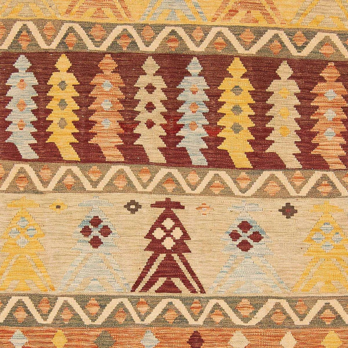 Kelim tapijt - Splash - 294 x 203 cm - veelkleurig