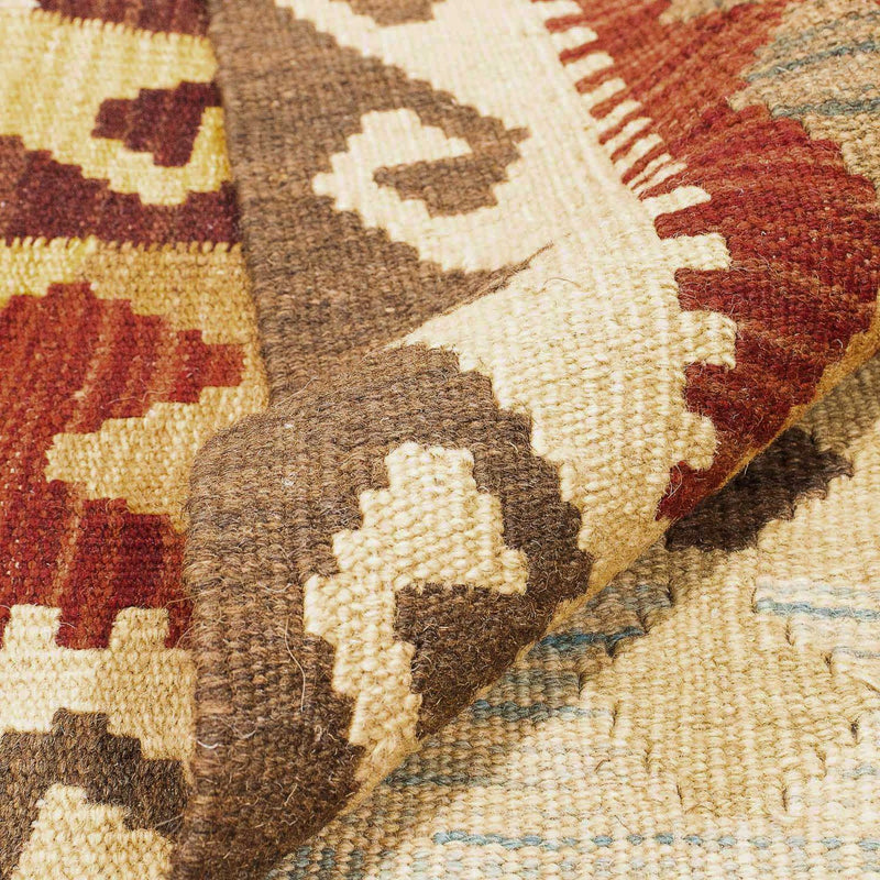 Kelim tapijt - Splash - 296 x 197 cm - veelkleurig