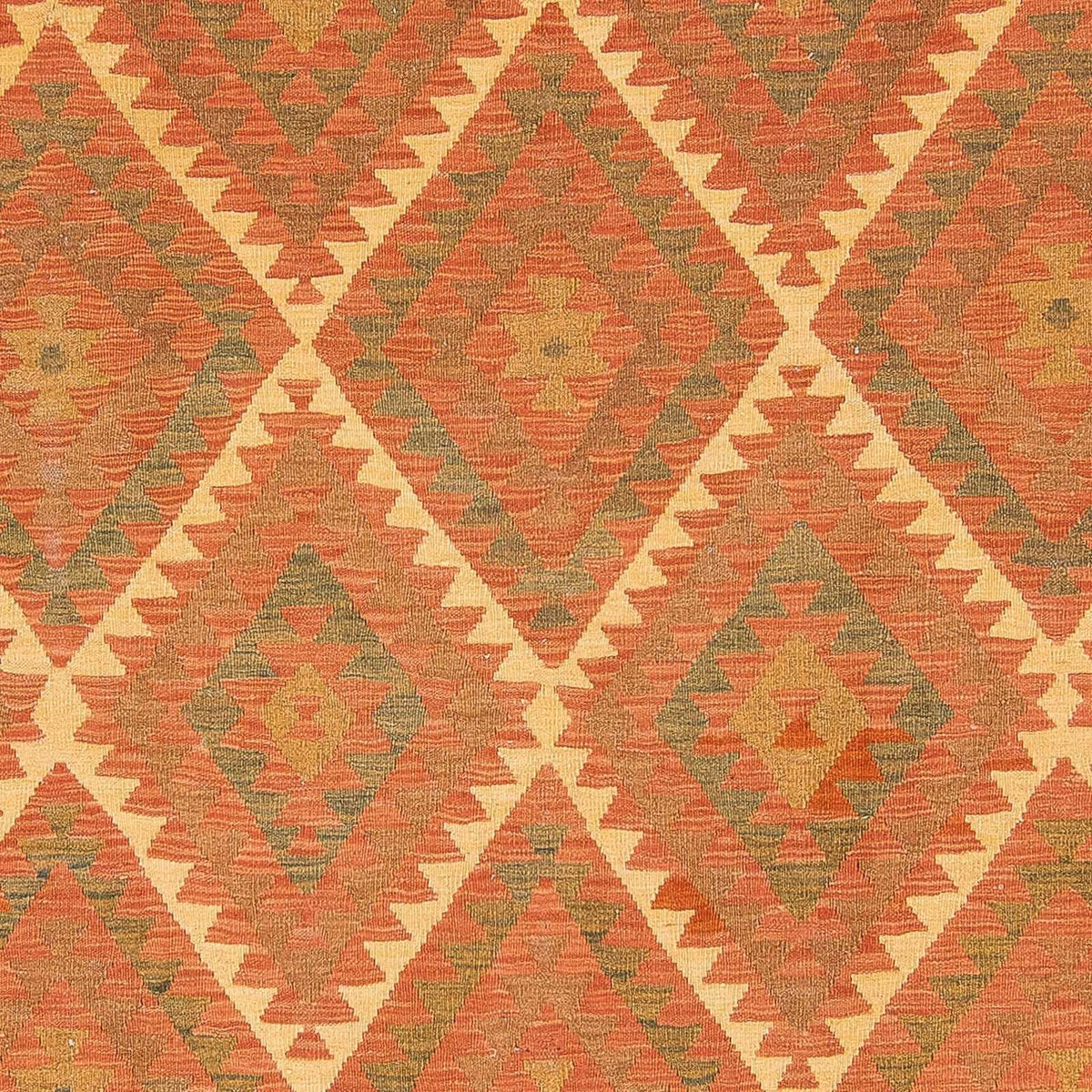 Kelim tapijt - Splash - 294 x 207 cm - bruin