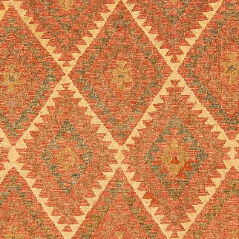 Kelim tapijt - Splash - 294 x 207 cm - bruin