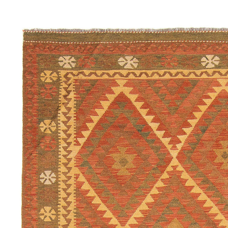 Kelim tapijt - Splash - 294 x 207 cm - bruin