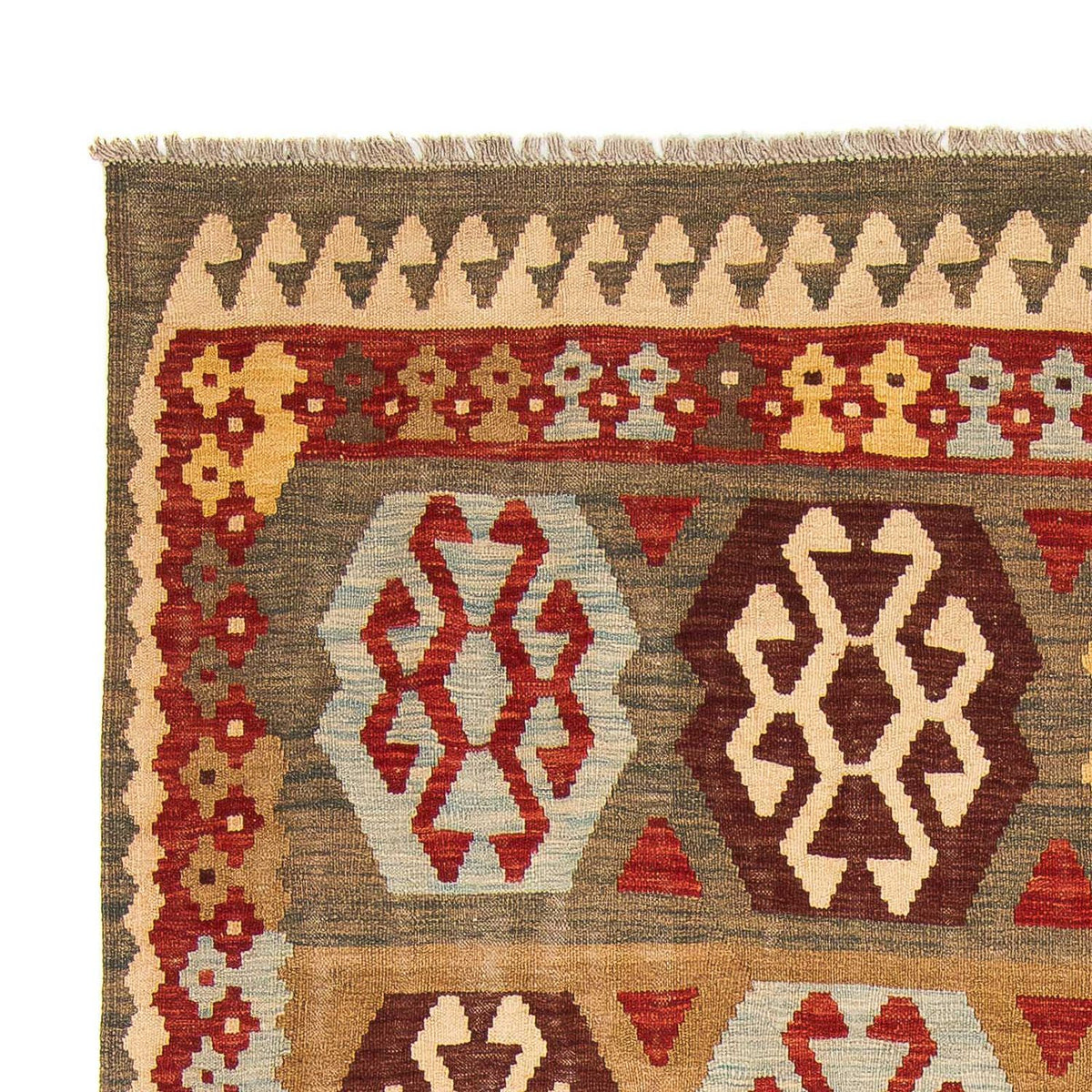 Kelim tapijt - Splash - 298 x 199 cm - veelkleurig