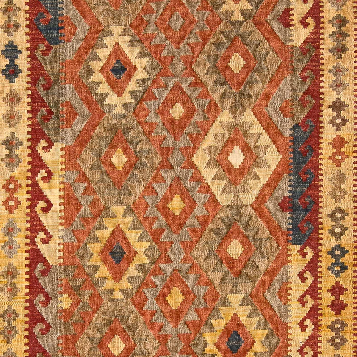 Kelim tapijt - Splash - 289 x 200 cm - veelkleurig