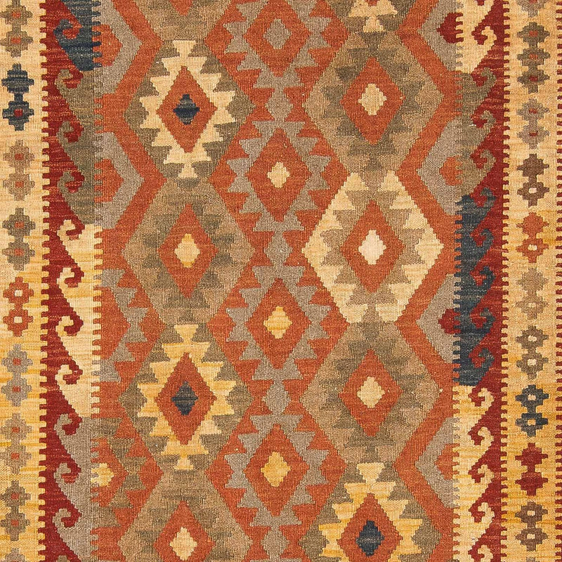 Kelim tapijt - Splash - 289 x 200 cm - veelkleurig