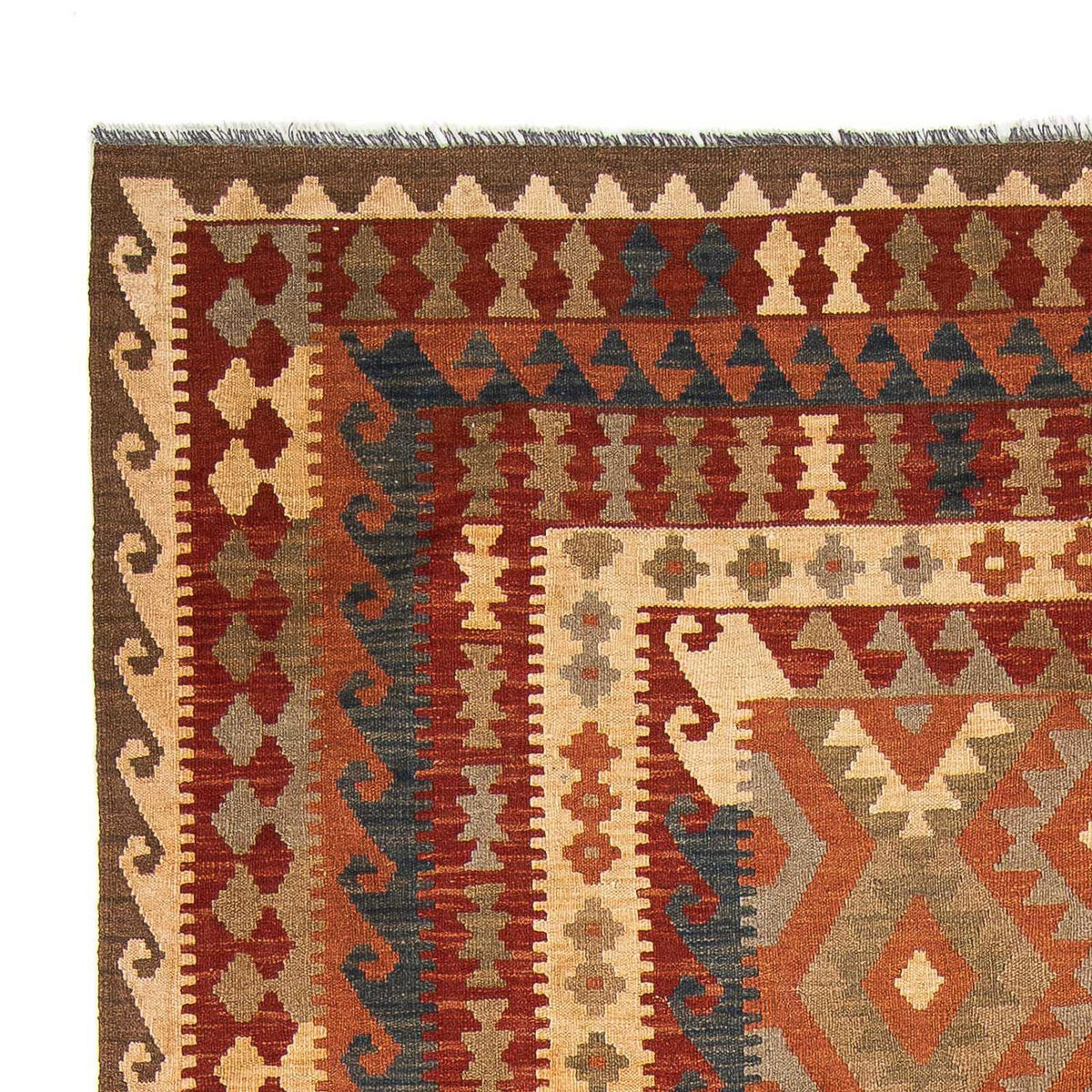 Kelim tapijt - Splash - 289 x 200 cm - veelkleurig