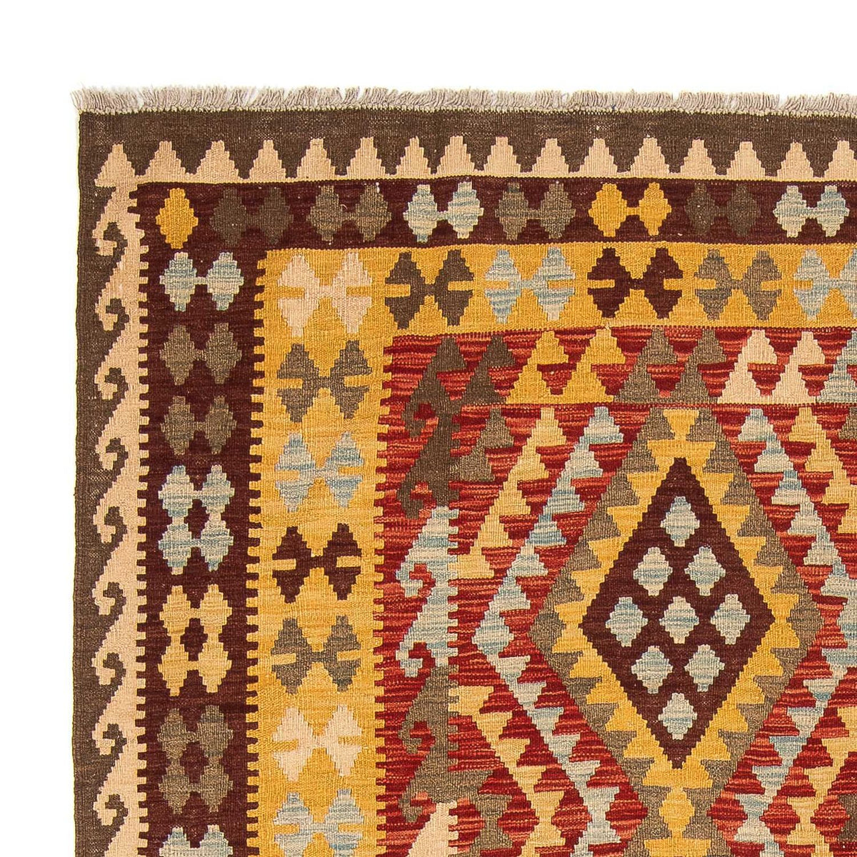 Kelim tapijt - Splash - 289 x 208 cm - veelkleurig