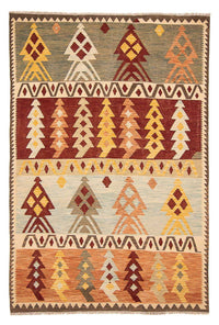 Kelim tapijt - Splash - 295 x 194 cm - veelkleurig