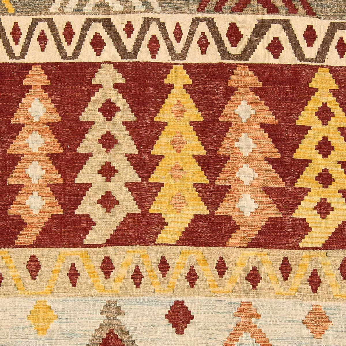 Kelim tapijt - Splash - 295 x 194 cm - veelkleurig