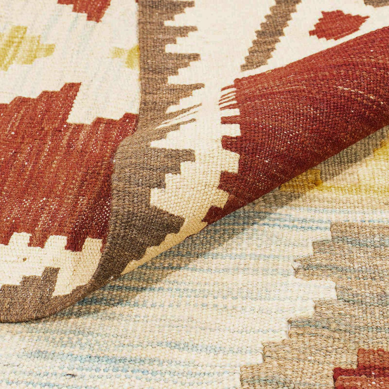 Kelim tapijt - Splash - 295 x 194 cm - veelkleurig