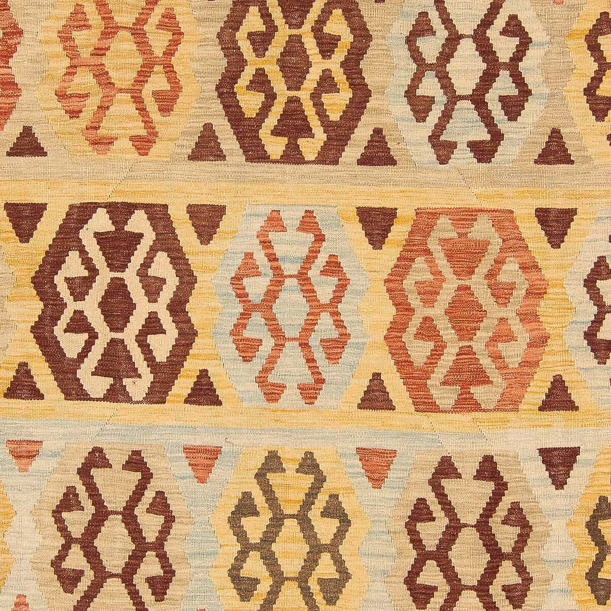 Kelim tapijt - Splash - 287 x 199 cm - beige