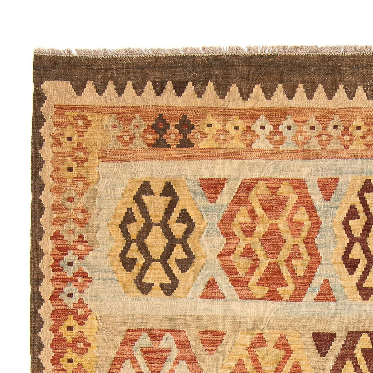 Kelim tapijt - Splash - 287 x 199 cm - beige