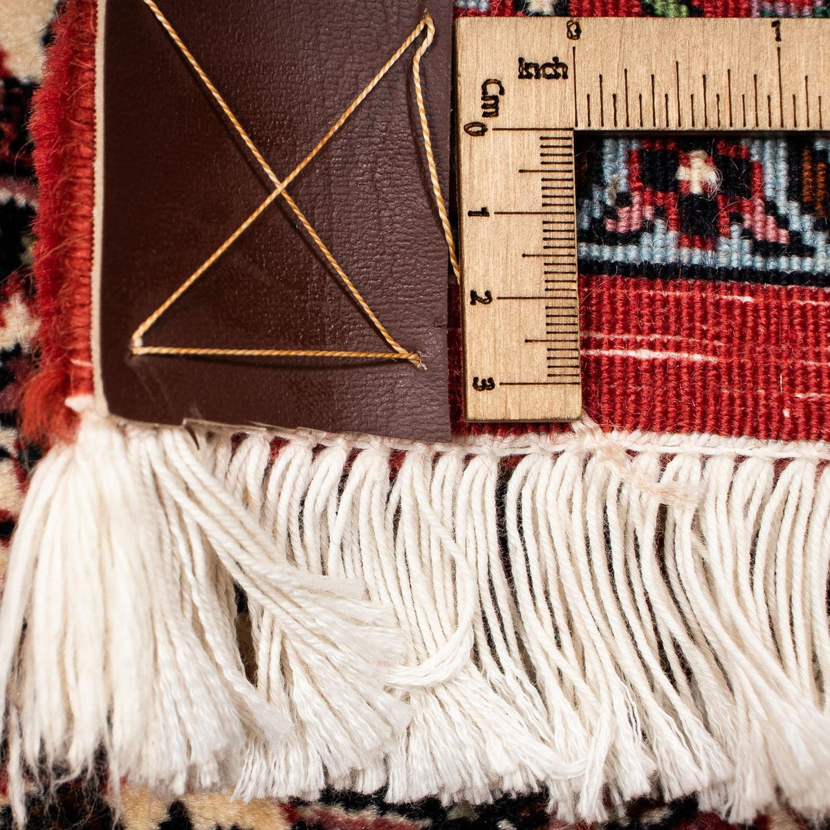 Perzisch tapijt - Bijar - 397 x 296 cm - donkerrood