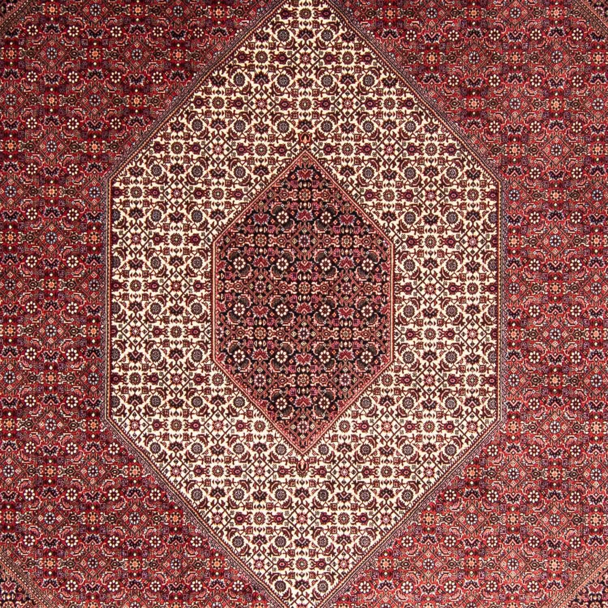 Perzisch tapijt - Bijar - 344 x 254 cm - licht rood