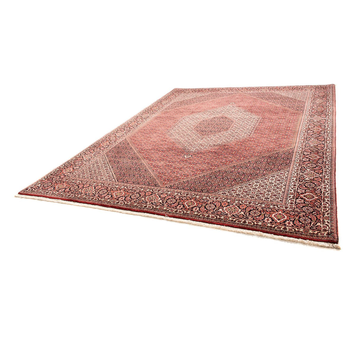 Perzisch tapijt - Bijar - 344 x 254 cm - licht rood