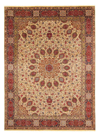 Perzisch tapijt - Tabriz - Royal - 393 x 290 cm - lichtbruin