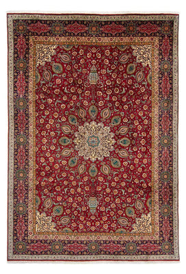 Perzisch tapijt - Tabriz - Royal - 349 x 243 cm - donkerrood