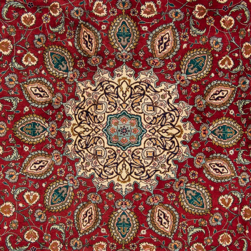 Perzisch tapijt - Tabriz - Royal - 349 x 243 cm - donkerrood