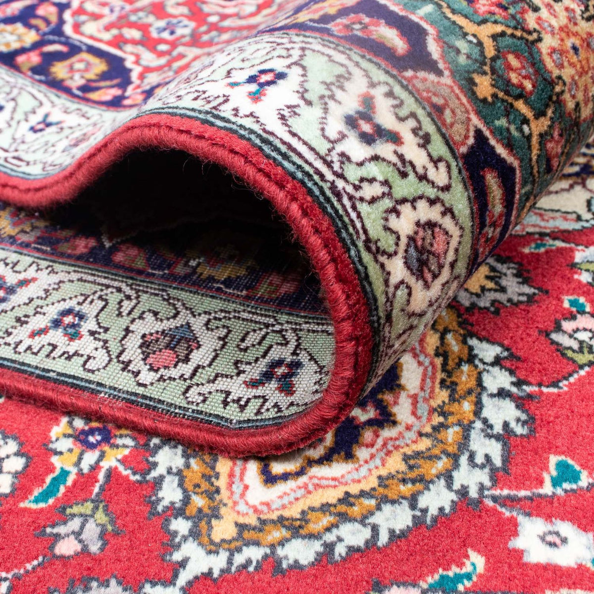 Perzisch tapijt - Tabriz - Royal - 349 x 243 cm - donkerrood