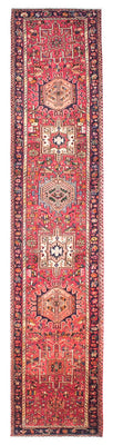 Loper Perzisch Tapijt - Nomadisch - 386 x 83 cm - rood