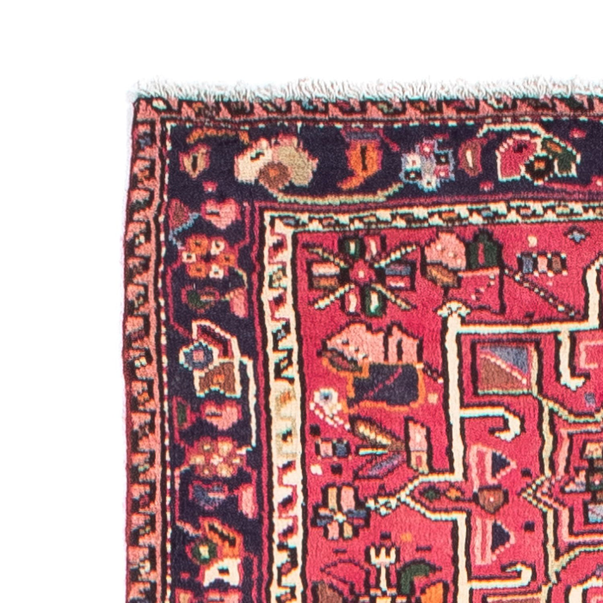 Loper Perzisch Tapijt - Nomadisch - 386 x 83 cm - rood