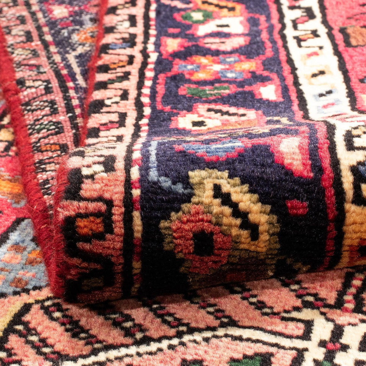 Loper Perzisch Tapijt - Nomadisch - 386 x 83 cm - rood