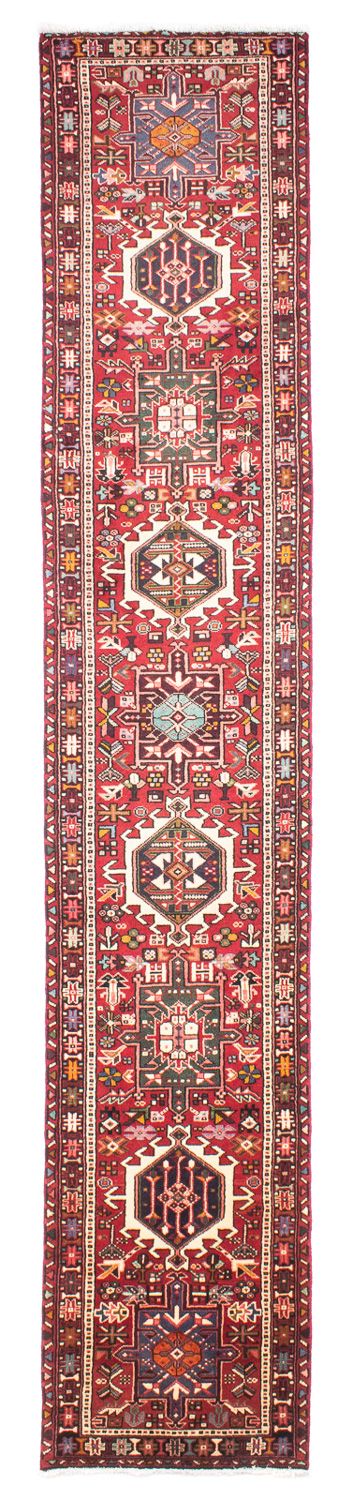 Loper Perzisch Tapijt - Nomadisch - 390 x 77 cm - rood
