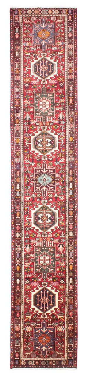 Loper Perzisch Tapijt - Nomadisch - 390 x 77 cm - rood