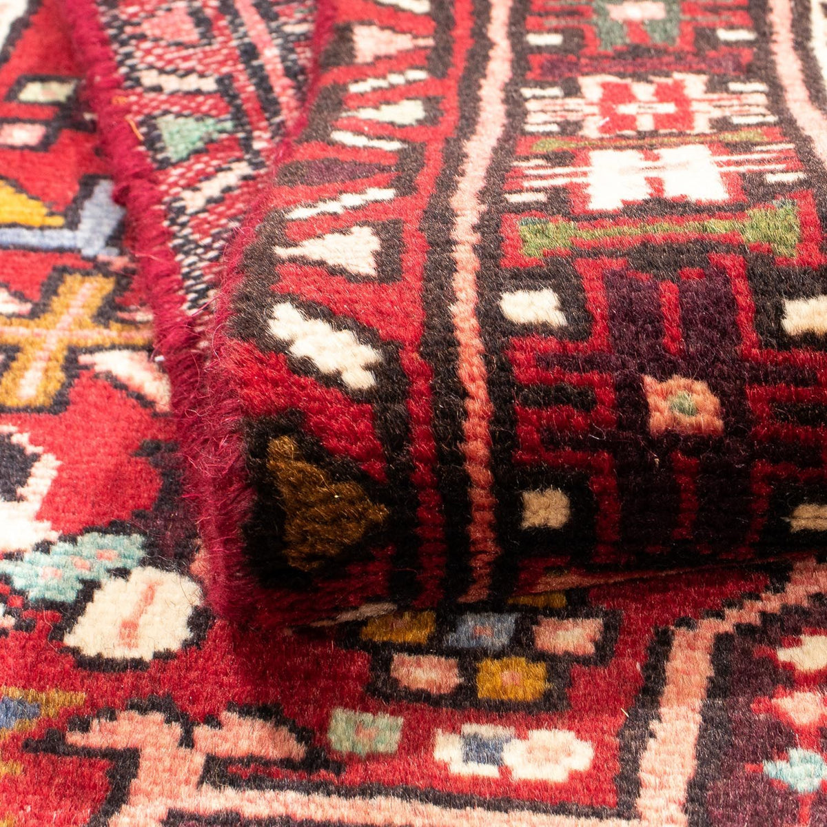 Loper Perzisch Tapijt - Nomadisch - 390 x 77 cm - rood