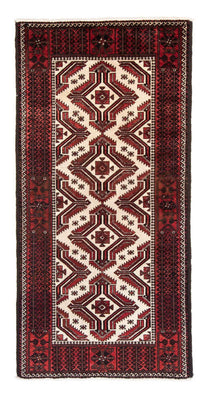 Loper Baluch tapijt - 218 x 103 cm - rood