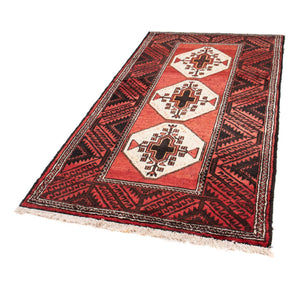 Loper Baluch tapijt - 189 x 101 cm - rood