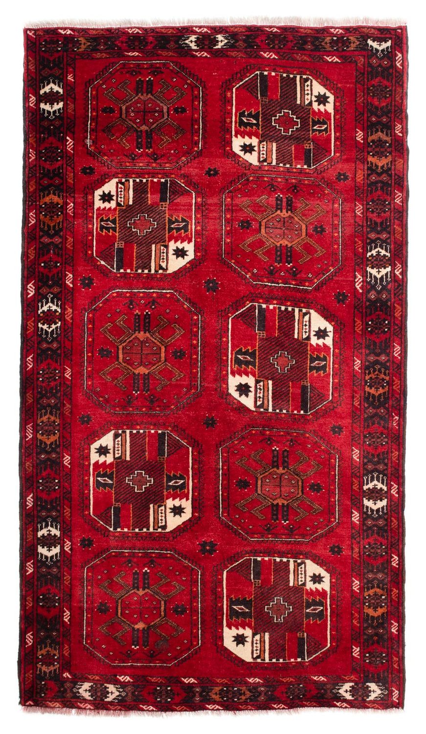Baluch tapijt - 190 x 106 cm - donkerrood
