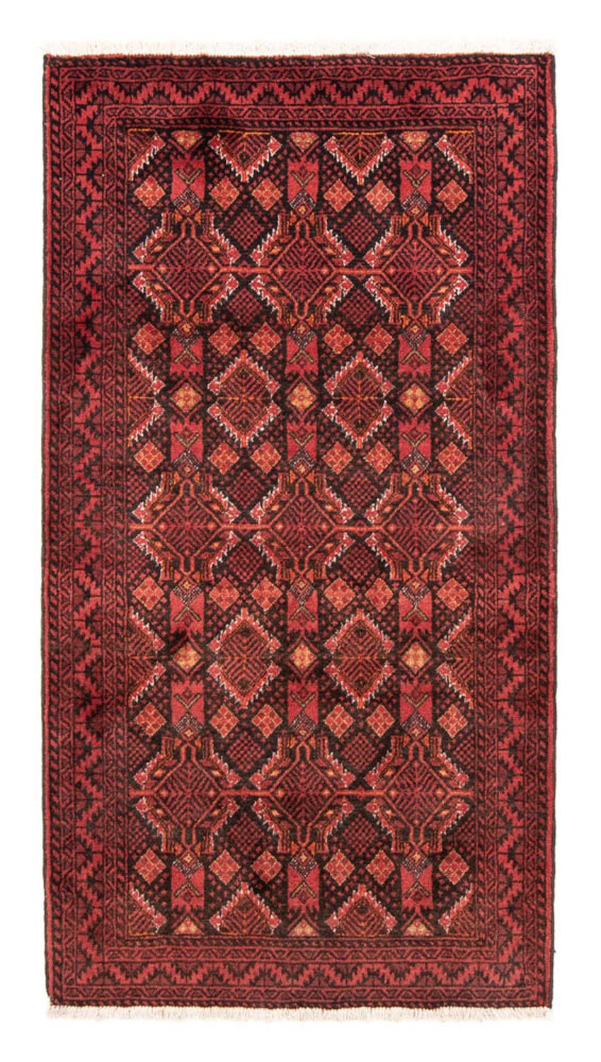 Loper Baluch tapijt - 194 x 101 cm - rood