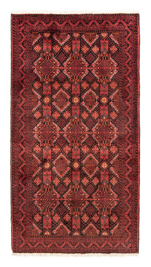 Loper Baluch tapijt - 194 x 101 cm - rood