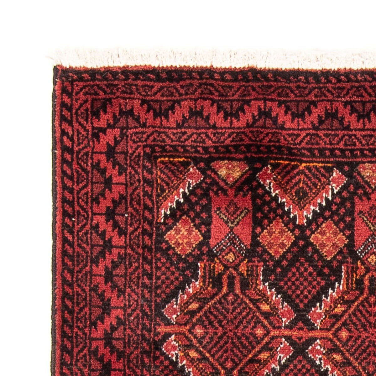 Loper Baluch tapijt - 194 x 101 cm - rood