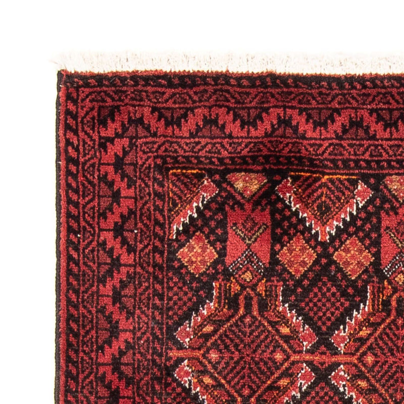 Loper Baluch tapijt - 194 x 101 cm - rood