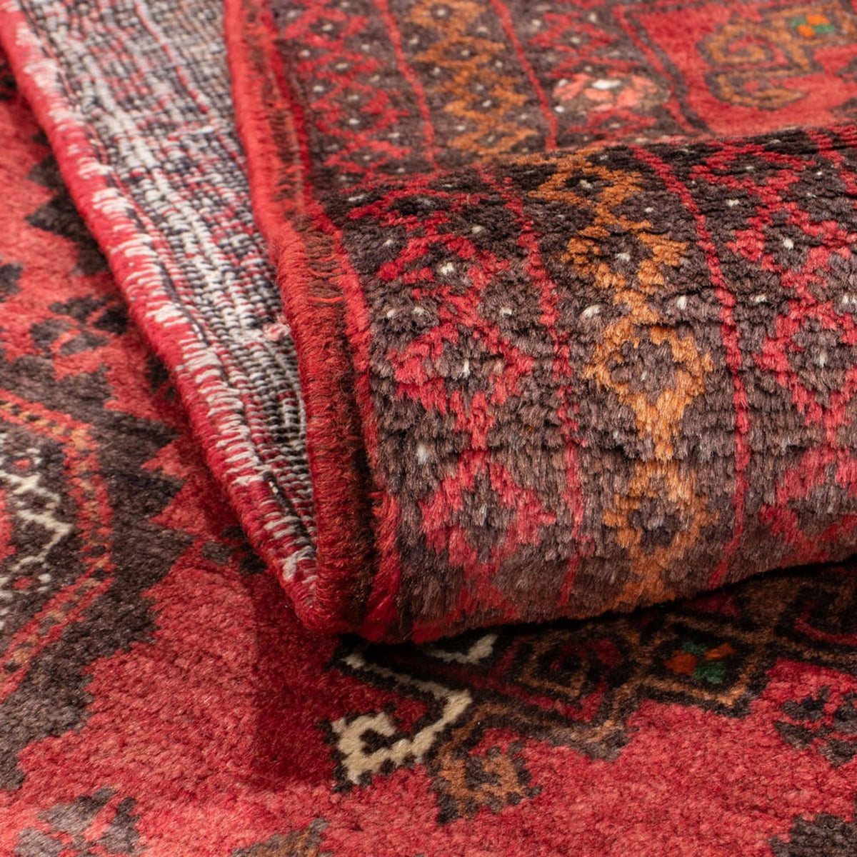 Loper Baluch tapijt - 194 x 101 cm - rood