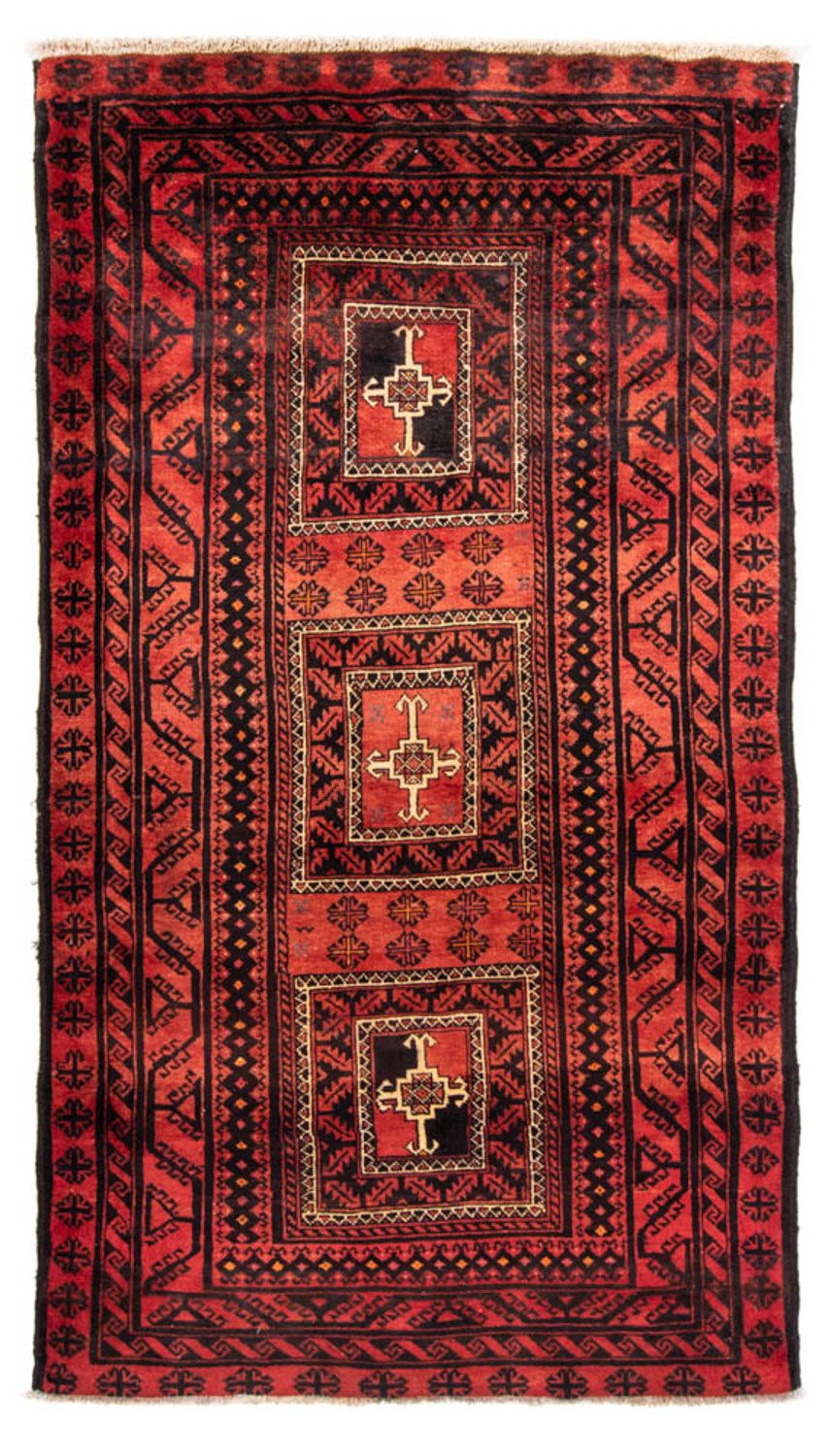 Loper Baluch tapijt - 236 x 127 cm - rood