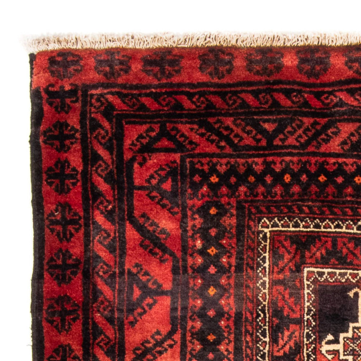 Loper Baluch tapijt - 236 x 127 cm - rood