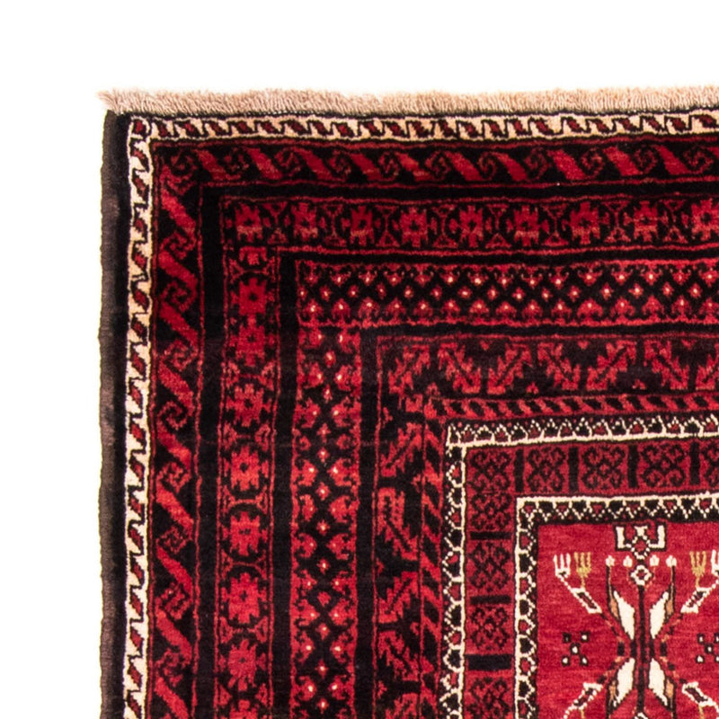Loper Baluch tapijt - 220 x 114 cm - rood