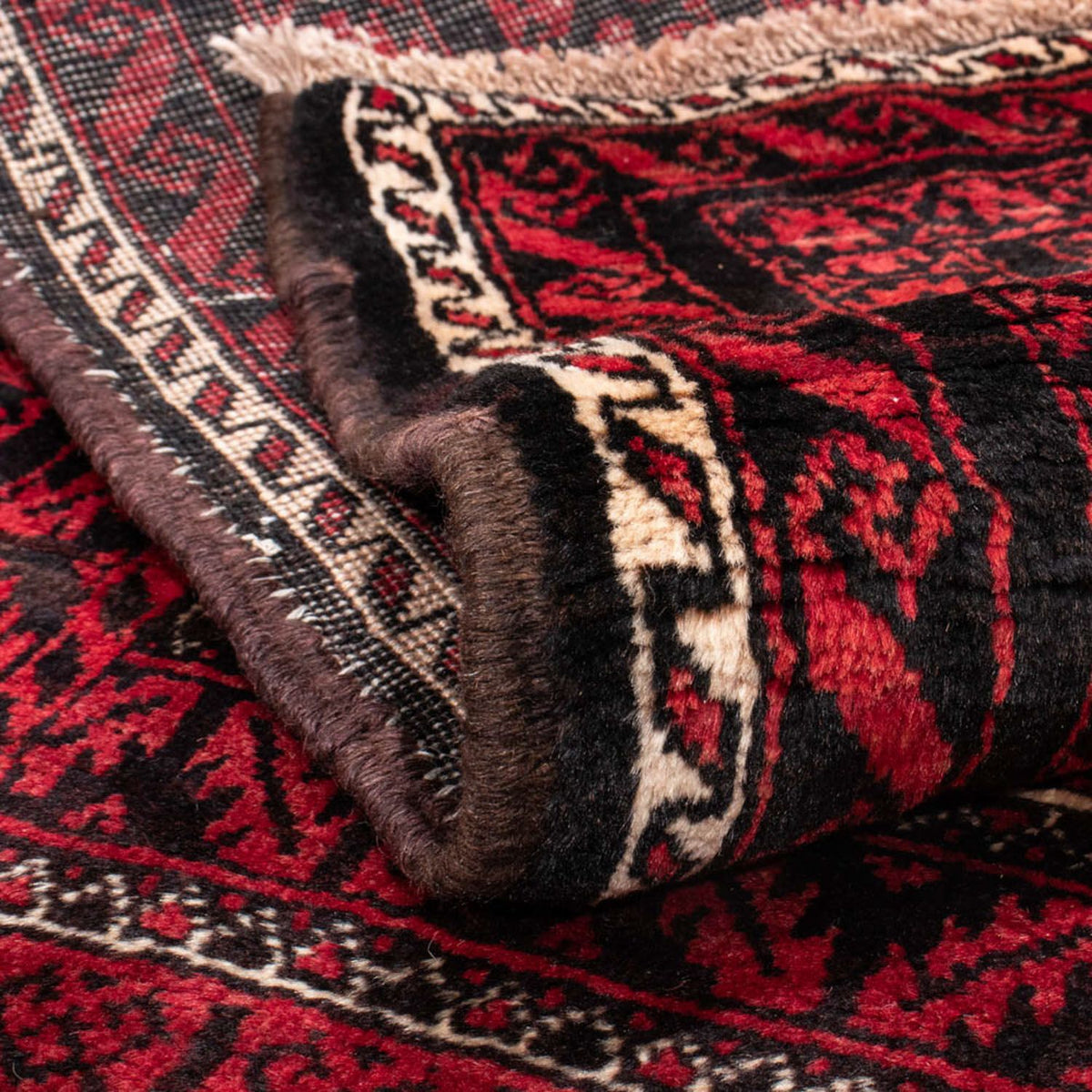 Loper Baluch tapijt - 220 x 114 cm - rood