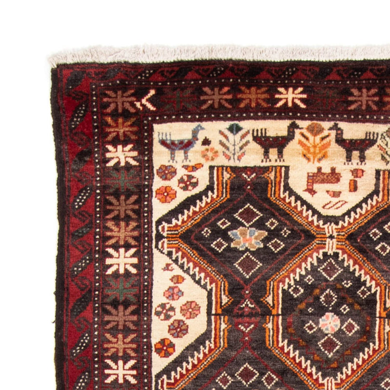 Loper Baluch tapijt - 225 x 104 cm - beige