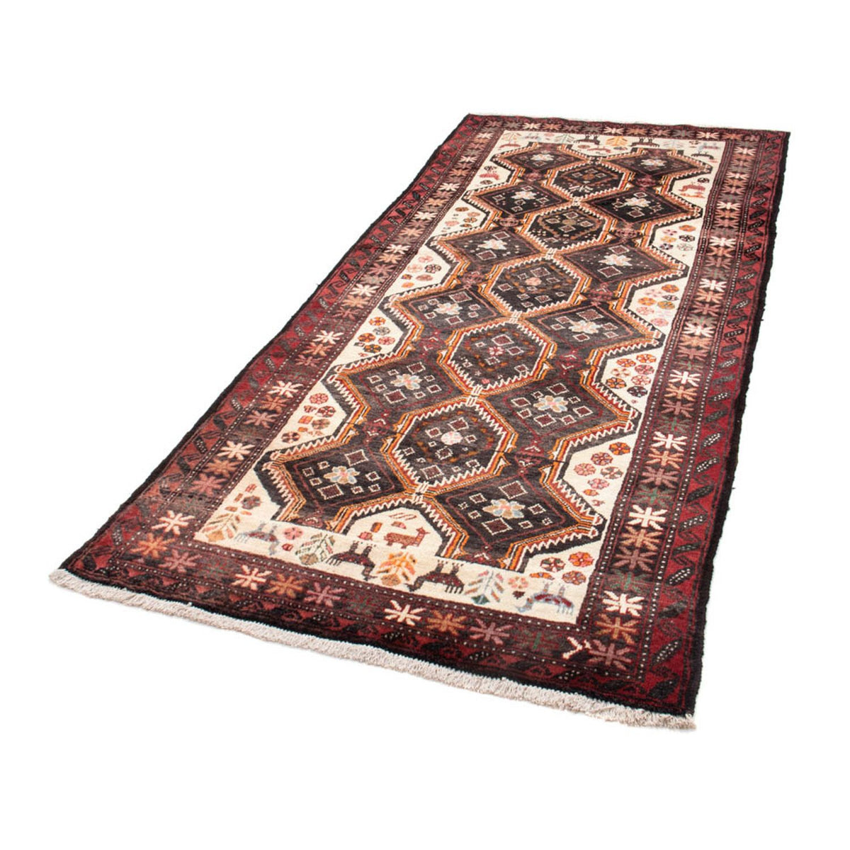 Loper Baluch tapijt - 225 x 104 cm - beige
