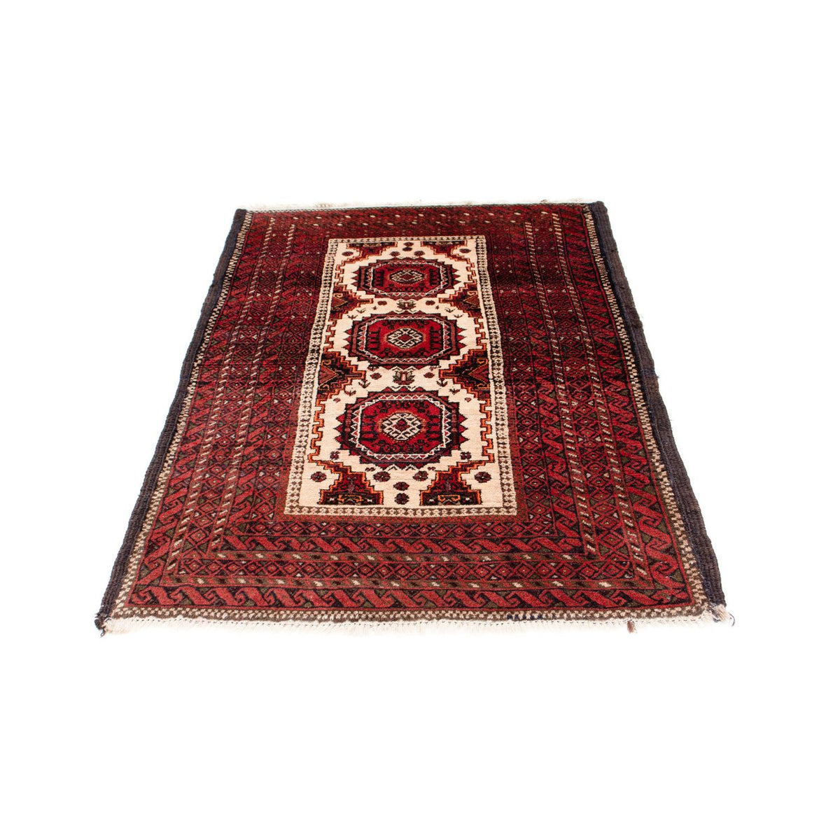Baluch tapijt - 144 x 92 cm - donkerrood
